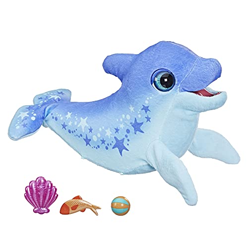 Furreal Hasbro Dolly Il Delfino (Cucciolo Di Peluche Interattivo Con Oltre 80 Suoni E Reazioni, Per Bambini Dai 4 Anni In Su)