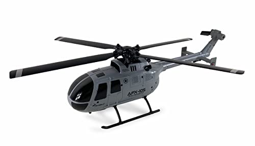Amewi Elicottero A 4 Canali 6G, Rtf 2,4 Ghz, Grigio