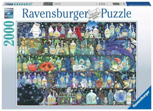 Ravensburger - Puzzle Veleni E Pozioni, 2000 Pezzi, Idea Regalo, Per Lei O Lui, Puzzle Adulti