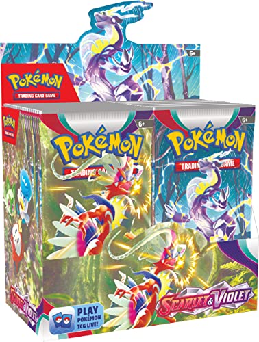Pokémon- Scarlatto E Viola Scatola Di Visualizzazione Booster, 184-86324