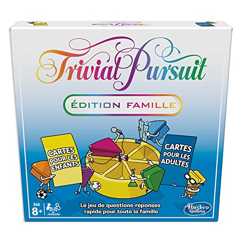 Hasbro Gaming Trivial Pursuit - Gioco Da Tavolo Trivial Pursuit Famiglia - Gioco Di Riflessione - Versione Francese