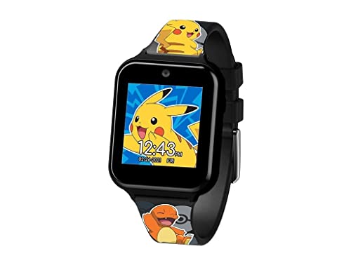Nintendo - Kids Euroswan-Orologio Intelligente Pokemon. (Calendario,Allarme,Cronometro,Foto,Video), Multicolore (Pok4231)
