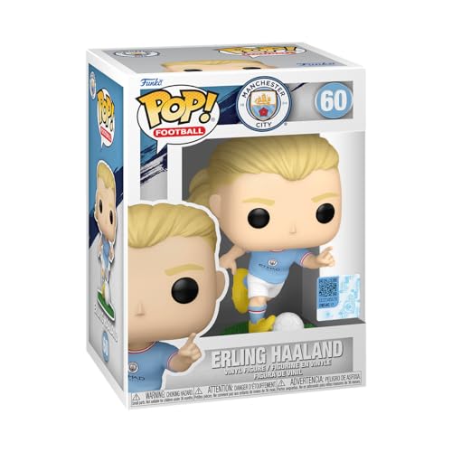 Funko Pop! Football: Mancity - Erling Haaland - Manchester City Fc - Figura In Vinile Da Collezione - Idea Regalo - Merchandising Ufficiale - Giocatto
