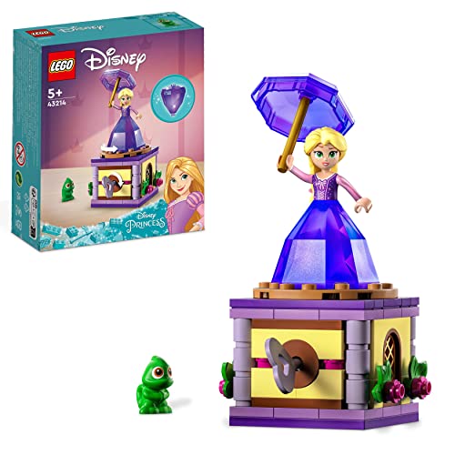Lego Disney Princess Rapunzel Rotante, Giocattolo Da Costruire Con Mini Bambolina In Abito Di Diamante E Pascal, Giochi Per Bambine E Bambini Da Colle