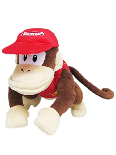 Sanei - Diddy Kong Peluche, 75Ddk012, Multicolore