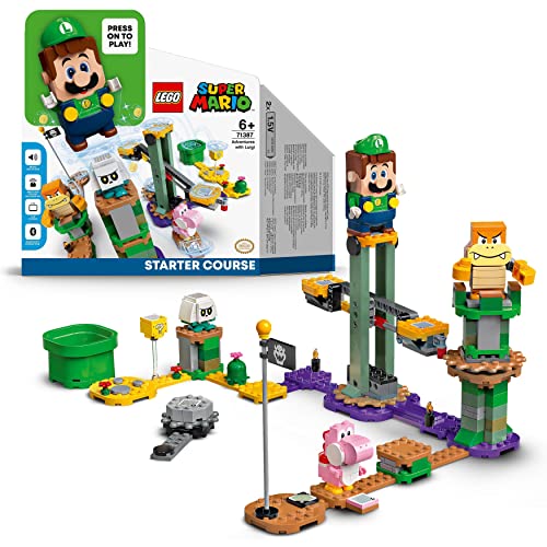 Lego Super Mario Avventure Di Luigi - Starter Pack, Giocattolo Da Costruire Con Personaggi Interattivi, Giochi Creativi Per Bambini E Bambine Da 6 Ann
