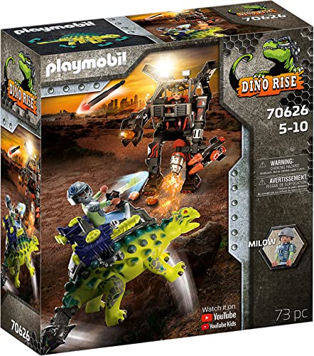 Playmobil Dino Rise 70626, Anchilosauro, Difesa Del Combattente, Dai 5 Anni