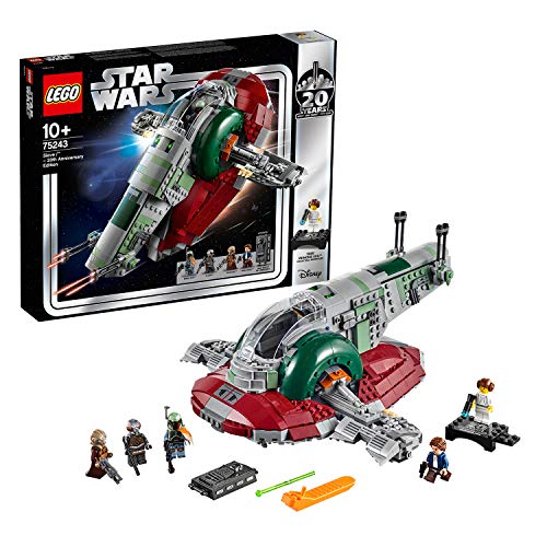 Lego Star Wars Slave I – Edizione 20° Anniversario, Minifigure Da Collezione Con Principessa Leia, Collezione L'Impero Colpisce Ancora, 75243