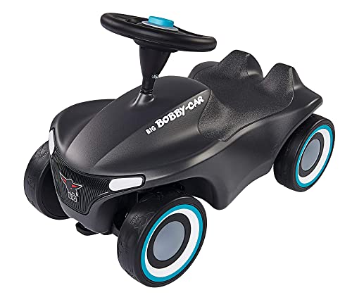 Big Bobby Car Neo Antracite - Veicolo Scorrevole Per Interni Ed Esterni, Veicolo Per Bambini Con Pneumatici Whisper E Due Colori Dei Cerchi Da Sostitu