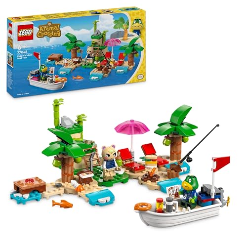 Lego Animal Crossing Tour In Barca Di Remo, Giochi Creativi Per Bambini E Bambine Da 6 Anni Con 2 Personaggi Della Serie Di Videogiochi Incluso Scott