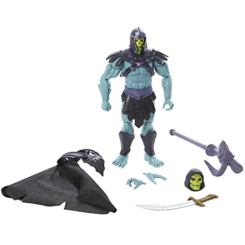 Masters Of The Universe Masterverse New Eternia Barbarian Skeletor Action Figure With Accessories, 7-Inch Motu Gift For Fans 6+ And Collectors
