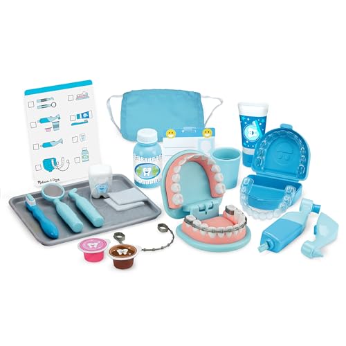 Melissa & Doug Kit Dentista Per Giochi Di Ruolo Per Bambini E Bambine Dai 3 Anni In Su, Giocattoli Educativi Da Dentista Per Bambini Di 3 Anni, Giocat