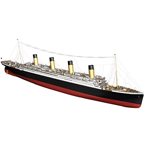 Billing Boats Rms Titanic White Star Line Ocean 510, Colore: Nero, Scala 1:14 4-Kit Nave