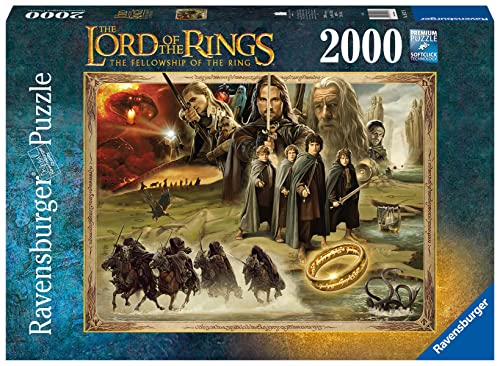 Ravensburger - Puzzle Il Signore Degli Anelli, 2000 Pezzi, Idea Regalo, Per Lei O Lui, Puzzle Adulti