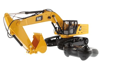 Caterpillar Diecast Masters 25001 - Esca A Catena Radiocomandata 336 Next Gen, Veicolo Da Costruire In Scala 1:24, Circa 49 X 16,5 X 22 Cm, Portata 25