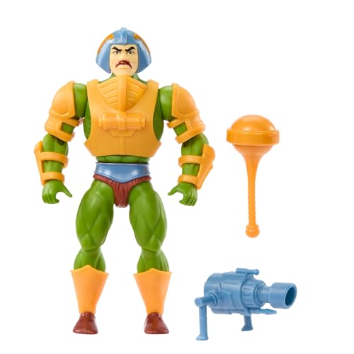 Masters Of The Universe Origins - Man-At-Arms Duncan Collezione Cartoon, Action Figure Articolata Alta 14+ Cm, Con Armatura E Accessori Rimovibili Inc