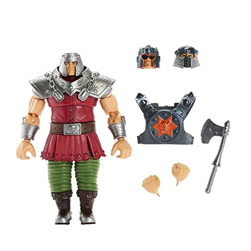 Masters Of The Universe Masterverse - Personaggio Ram Man New Eternia, Action Figure Da 18 Cm Con Accessori Da Combattimento E 30 Punti D'Articolazion