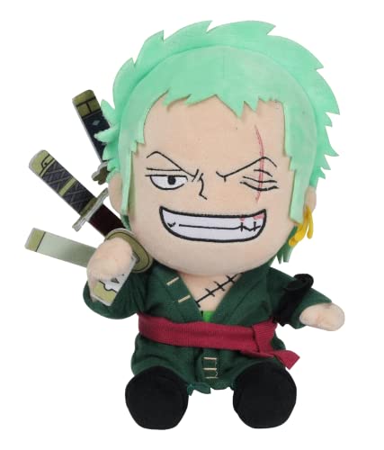 Sakami - One Piece – Rorona Zoro – Peluche/Plush Figura/Toy – 25 Cm – Originale E Con Licenza