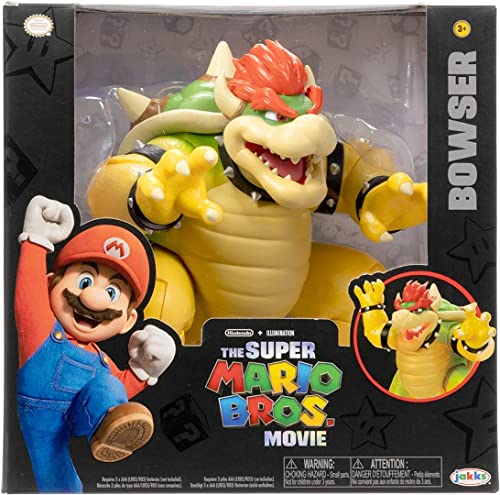 Nintendo Super Mario 18Cm Movie Bowser Figura Con Funzione Sputafuoco