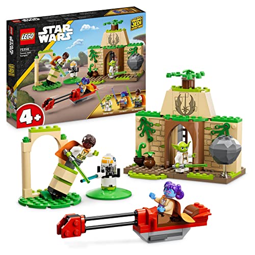 Lego Star Wars Tempio Jedi Su Tenoo Con Maestro Yoda, Giochi Da Costruire Per Bambini E Bambine Dai 4 Anni In Su Con Spade Laser Giocattolo, Figura Di