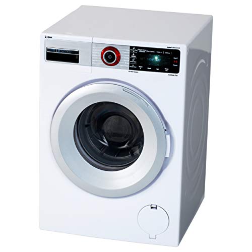 Klein Theo 9213 Bosch Lavatrice Quattro Programmi Di Lavaggio E Rumori Originali Funziona Con E Senza Acqua Giocattolo Per Bambini A Partire Da 3 Anni