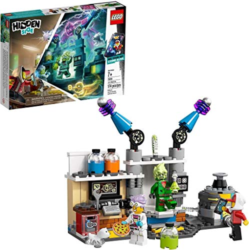 Lego Hidden Side Il Laboratorio Spettrale Di J.B., App Per Giochi Ar, Playset Multigiocatore Interattivo A Realtà Aumentata Per Iphone/Android, 70418