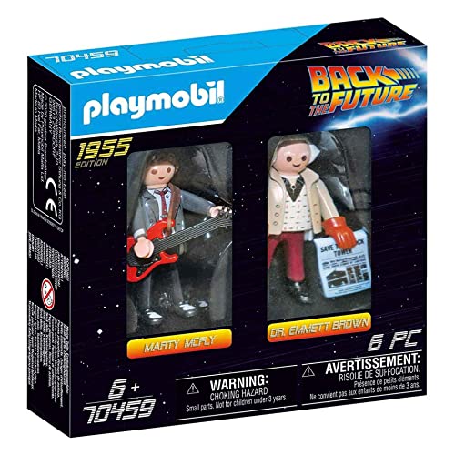 Playmobil Back To The Future 70459, Marty Mcfly Con Il Dr. Emmett Doc Brown, Dai 6 Anni