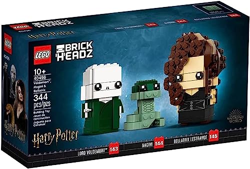 Lego® 40496 Gioco Brickheadz™, Harry Potter™, Voldemort™, Con Nagini E Bellatrix