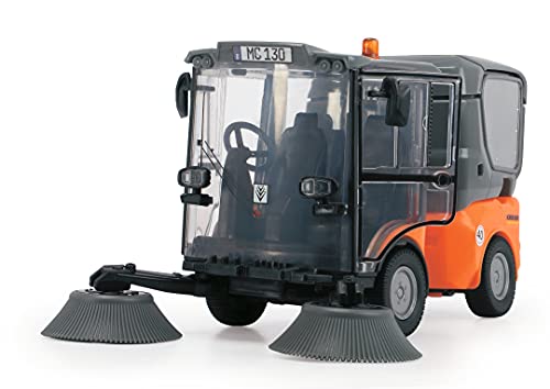 Dickie Karcher Spazzatrice Stradale In Scala 1:24 19,5 Cm, Con Parti Apribili, Inclusi Personaggio E Accessori, 3 Anni 203834003