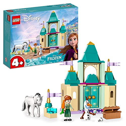 Lego Disney Princess Divertimento Al Castello Di Anna E Olaf, Set Con Personaggi Frozen, Figura Di Cavallo Giocattolo E Edificio Da Costruire, Giochi