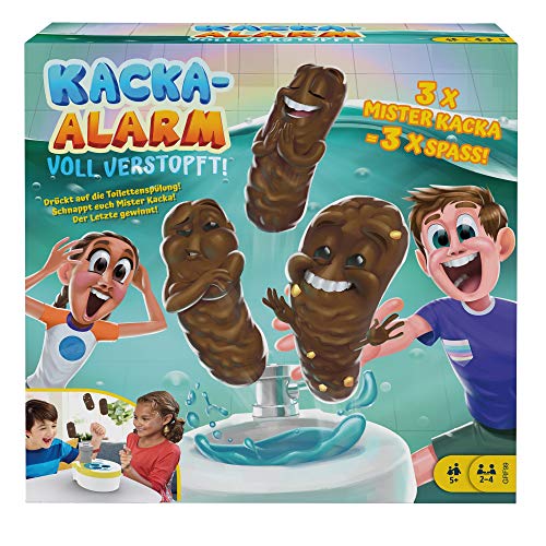 Mattel Games Kacka-Alarm! Voll Verstopft