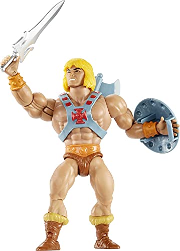 Masters Of The Universe- Personaggio He-Man Da 14 Cm, Giocattolo Da Collezione Per Bambini 6+Anni, Gnn85