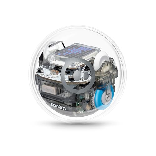 Sphero Bolt - Sfera Robot Educational Di Avanzata Tecnologia, Schermo Led Programmabile, Portata Bluetooth Fino A 30 Metri, Compatibile Ios/Android E