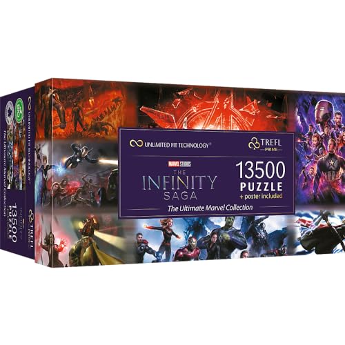 Trefl-13500 Pezzi, Grandi Dimensioni, Bio, Eko, Collage Con Supereroi, Divertimento Per Adulti Ebambini A Partire Da 12 Anni Puzzle, Colore, The Ultim
