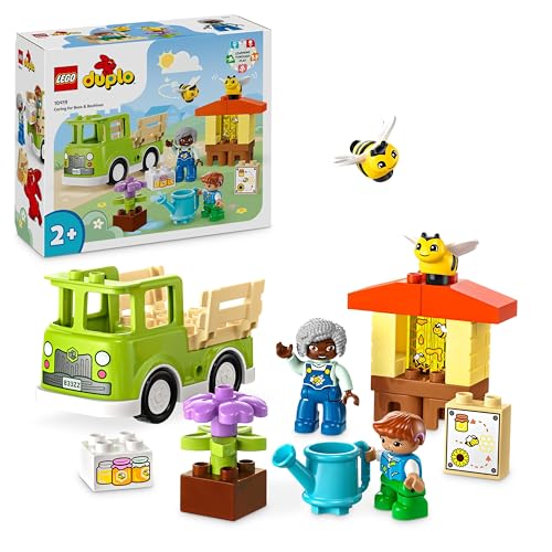 Lego Duplo Cura Di Api E Alveari, Gioco Educativo Per Bambini E Bambine In Età Prescolare Con 2 Personaggi E Camion Giocattolo, Set Da Costruire E Ric