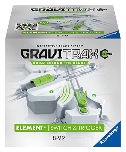Ravensburger Gravitrax Power Switch&Trigger, Gioco Innovativo Ed Educativo Stem, 8+ Anni, Estensione