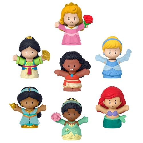 Fisher-Price Little People Disney Princess - Set Da 7 Personaggi, Giocattolo Per Bambini, 1-5 Anni, Hjw75