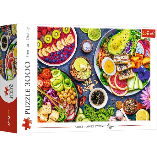 Trefl 3000 Elementi, Qualità Premium, Per Adulti E Bambini Dai 15 Anni Puzzle, Colore La Ciotola Di Buddha, Schale, 33077