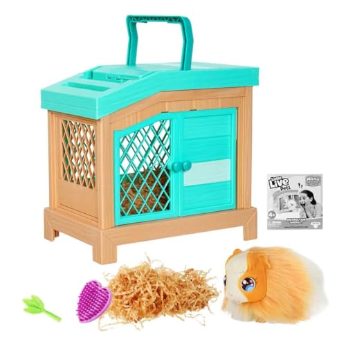 Giochi Preziosi Live Pets, Mommy To Be Playset, Peluche Interattivo Porcellino D'India Con 3 Cuccioli E Accessori, Oltre 20 Suoni E Interazioni, Gioca