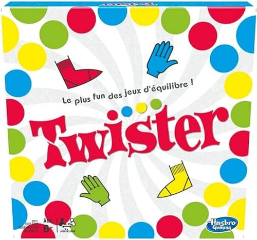 Twister - Gioco Da Tavolo Divertente Di Equilibrio, Versione Francese