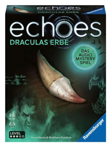 Ravensburger 22360 Echoes Draculas Erbe - Audio Mystery Spiel Ab 14 Jahren, Erlebnis-Spiel: Das Audio Mystery Spiel
