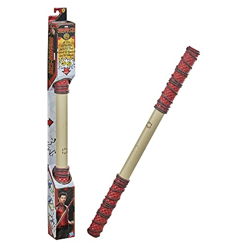 Hasbro Shang Chi Marvel Shang-Chi And The Legend Of The Ten Rings, Bastone Da Combattimento Bo, Giocattolo Elettronico Per Gioco Di Ruolo, Per Bambini