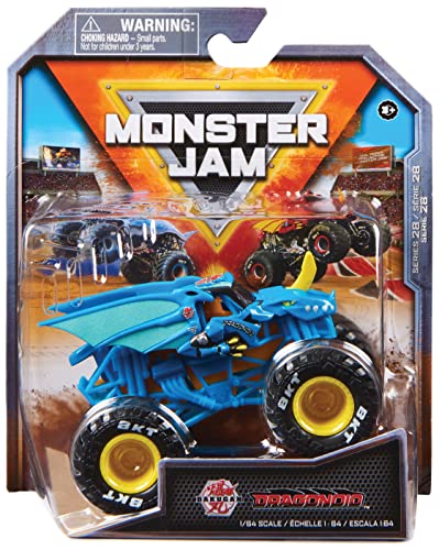 Monster Jam, Veicolo Monster Truck Die-Cast Earth Shaker Ufficiale, Serie Show Time, In Scala 1:64