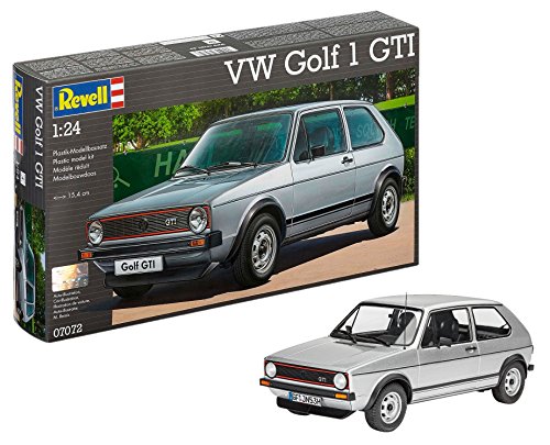 Revell- Vw Golf 1 Gti Volkswagen Kit Modellino, Colore Grigio, 07072