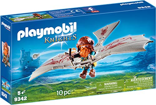 Playmobil 9342 - Guerriero Con Deltaplano
