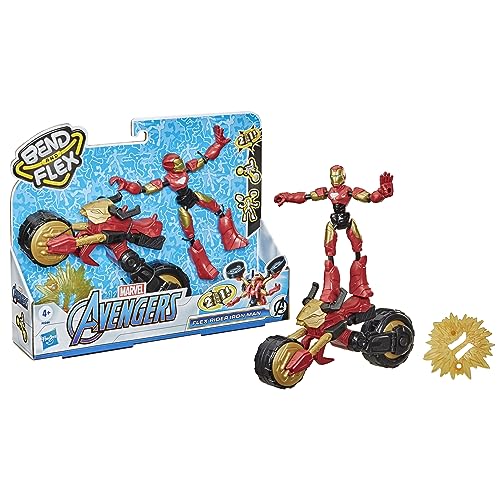 Marvel Bend And Flex, Flex Rider And 2-In-1 Motorcycle