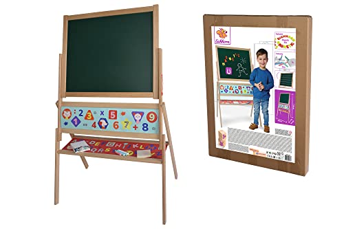 Eichhorn - Lavagna Magnetica, 100002589, 3 Anni, Cm 66X110, Incluse 48 Lettere Magnetiche, Multicolore