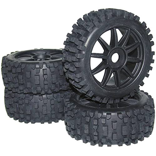 Ruote Complete 1:8 Buggy Reely Big Core 10 Raggi Nero 4 Pz.