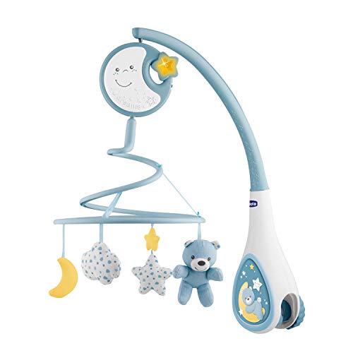 Chicco Next2Dreams Giostrina Neonato 3In1 Con Carillon Elettronico Per Culla E Lettino, Compatibile Con Culla Chicco Next2Me, Con Effetti Sonori, Proi
