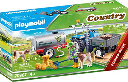 Playmobil Country 70367, Trattore Con Serbatoio D'Acqua, Dai 4 Anni